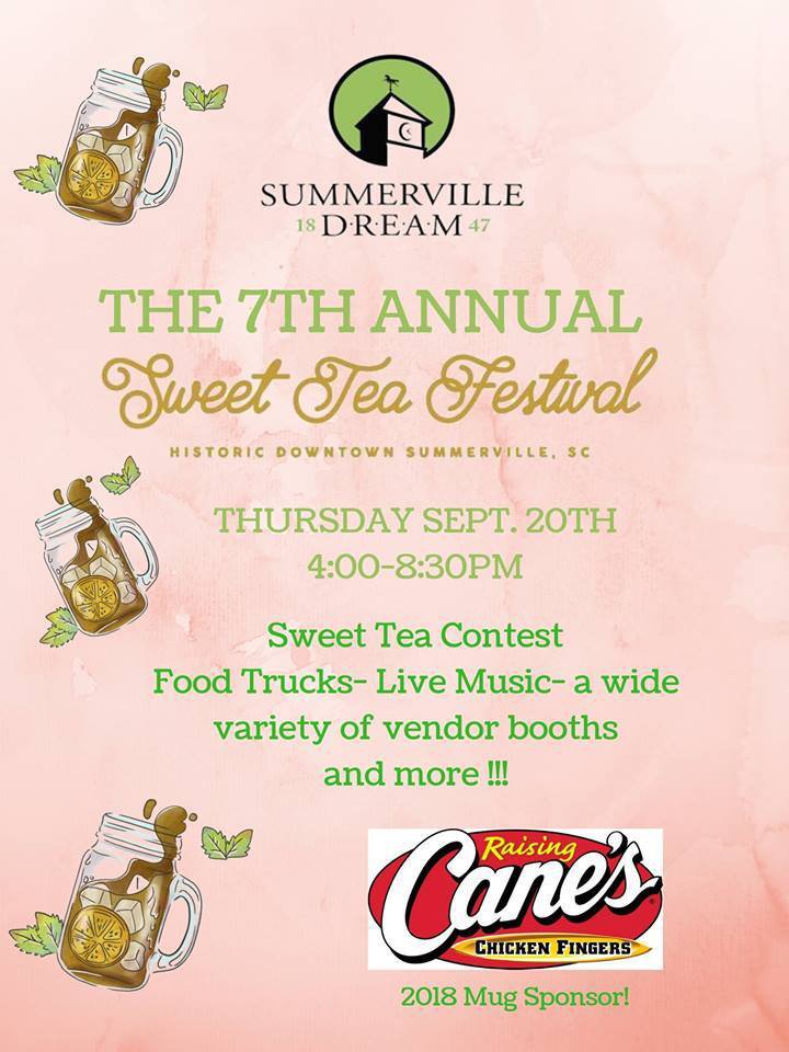 7th Annual Sweet Tea Festival Takes Over Summerville Thursday Site Name