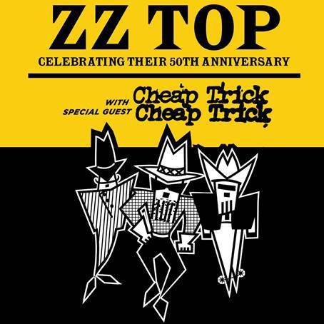 Zz top at volvo 2025 car stadium october 9