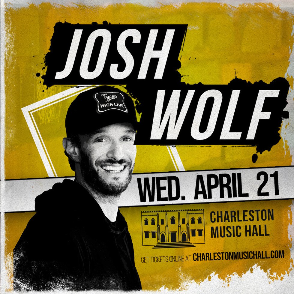 Comedian Josh Wolf Coming to the Charleston Music Hall on April 21st ...