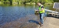 CWS-Source-Water-Manager-Jason-Thompson-Inspects-Algae-in-GCR-file-4-3-2020.jpg