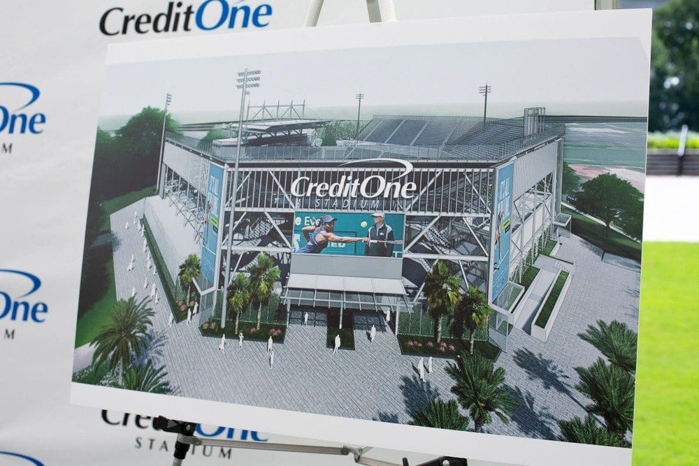 Credit One Bank Named New Title Sponsor of Tennis Tournament & Stadium