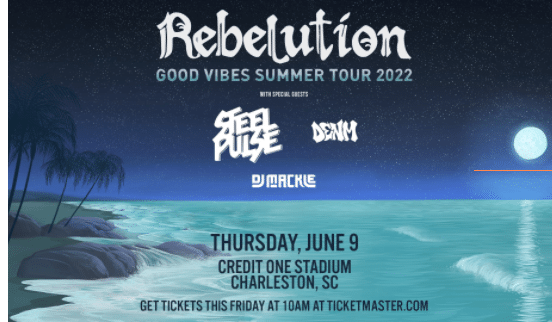 Rebelution Bringing “the Good Vibes” Summer Tour To Credit One Stadium Site Name