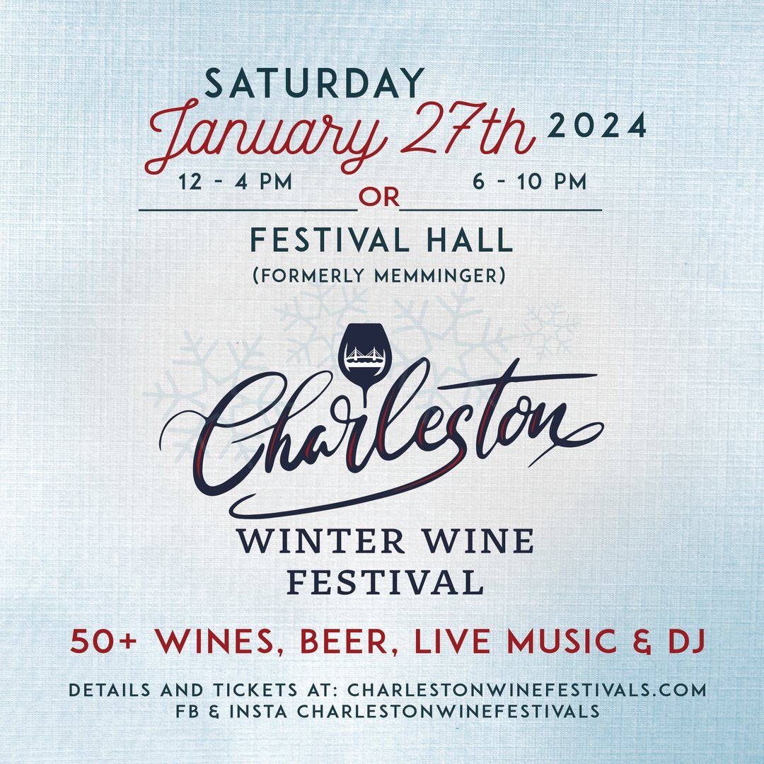 Charleston Wine Festivals to Host Winter Wine Festival on January 27th Holy City Sinner