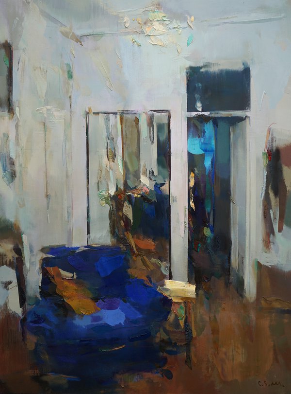 Interior with blue armchair 73x54 cmNB.jpg