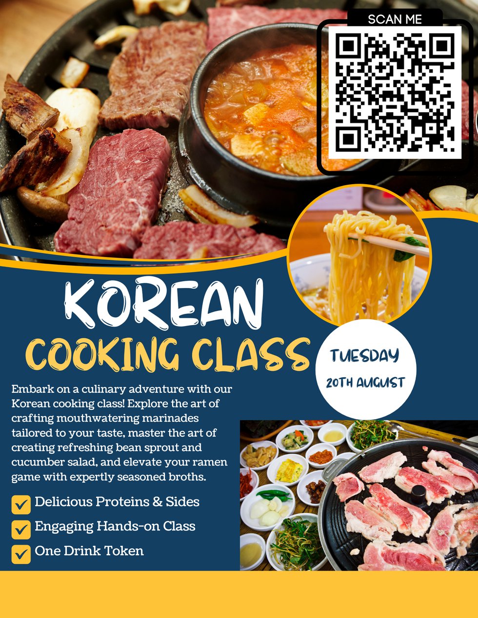 Korean BBQ flyer - 1