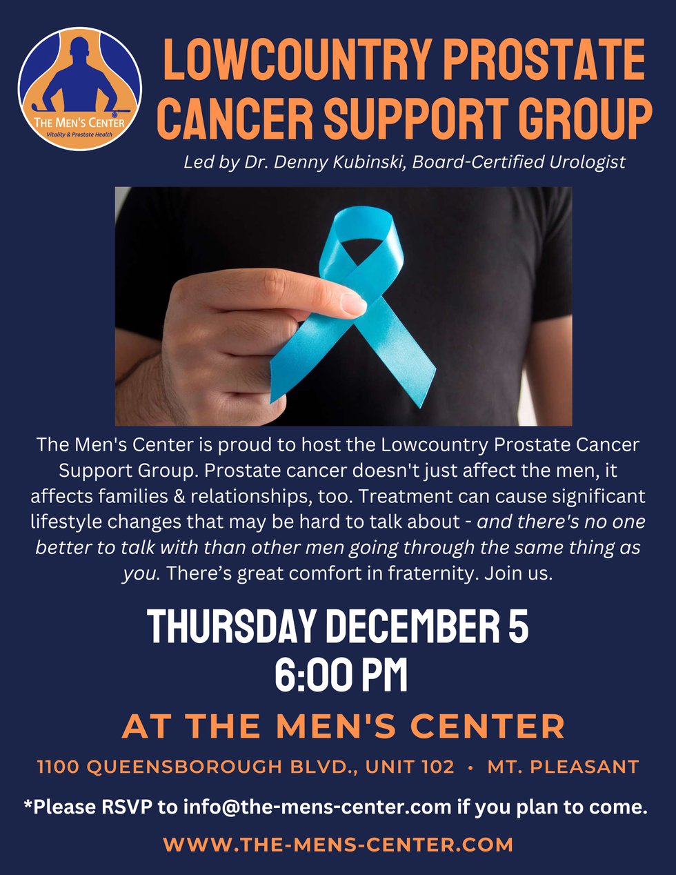 Copy of Copy of Copy of PROSTATE CANCER support group - 1