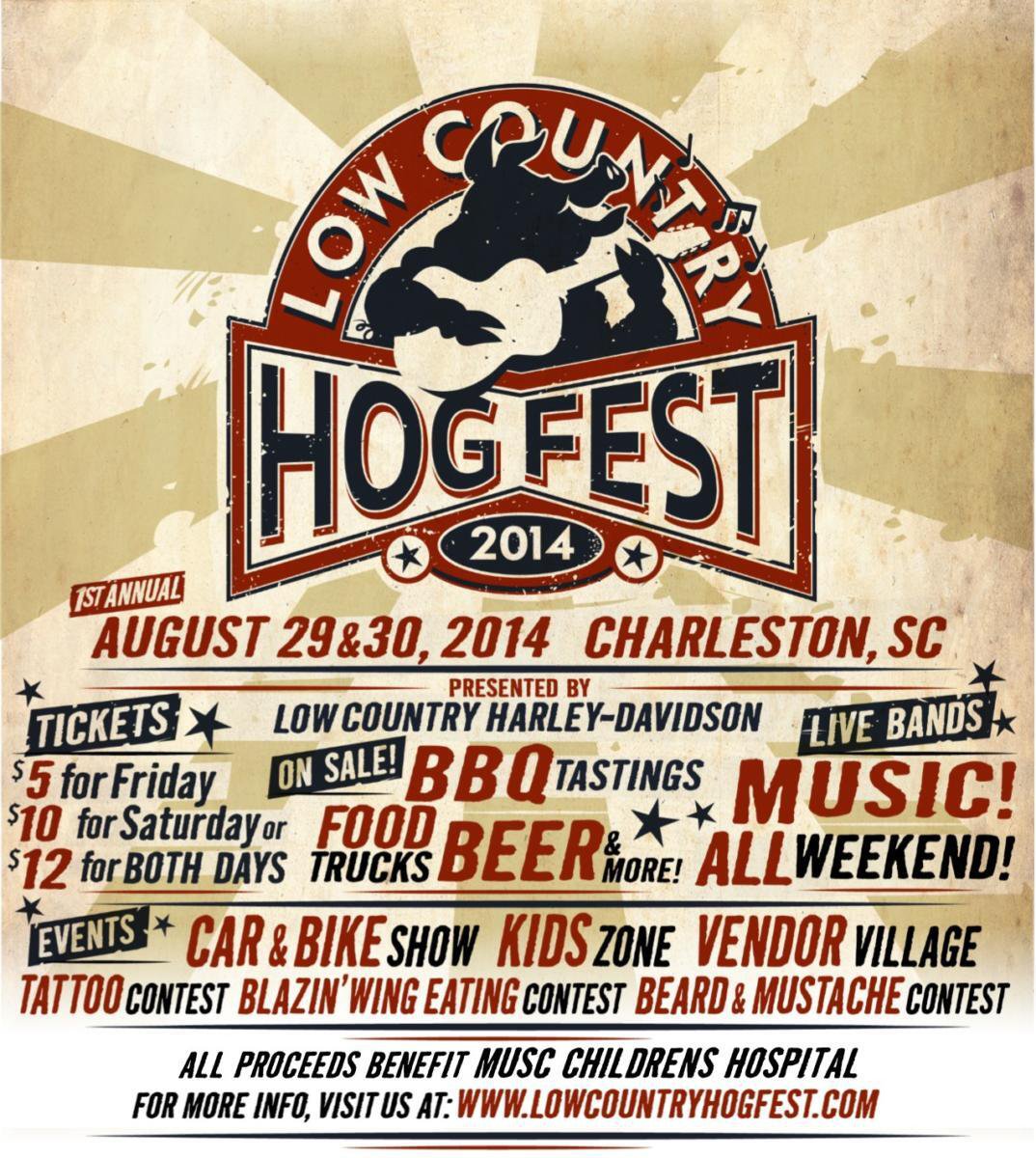 Inaugural Lowcountry Hogfest Starts Tomorrow Holy City Sinner